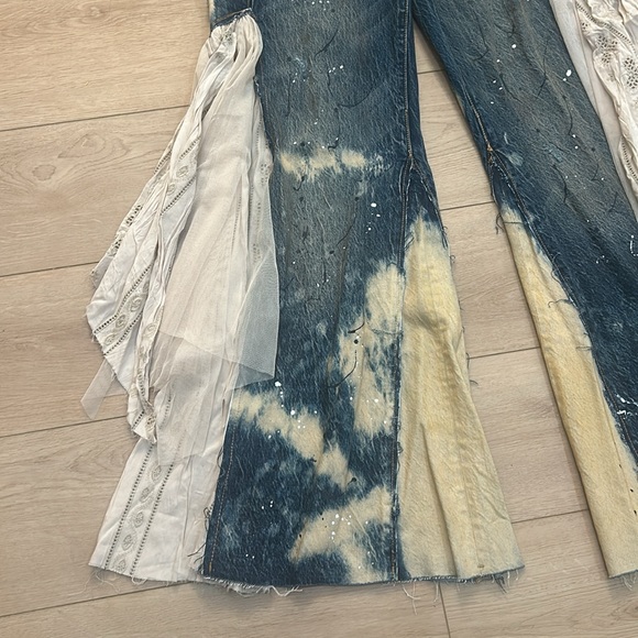 NWT Free People Martha Lace Jeans 27 - Picture 9 of 13
